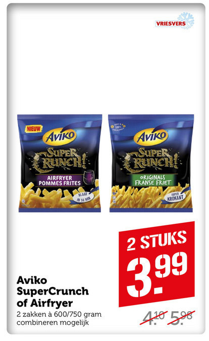 Aviko   patat folder aanbieding bij  Coop - details