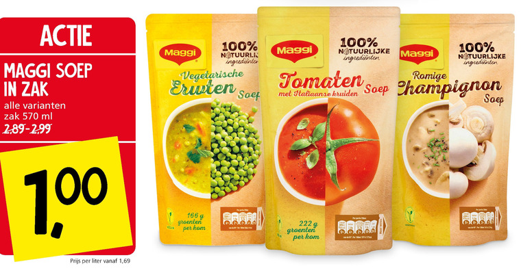 Maggi   soep folder aanbieding bij  Jan Linders - details