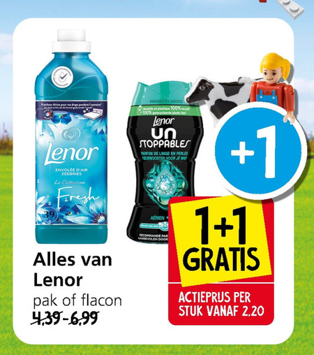 Lenor   wasmiddel, wasverzachter folder aanbieding bij  Jan Linders - details