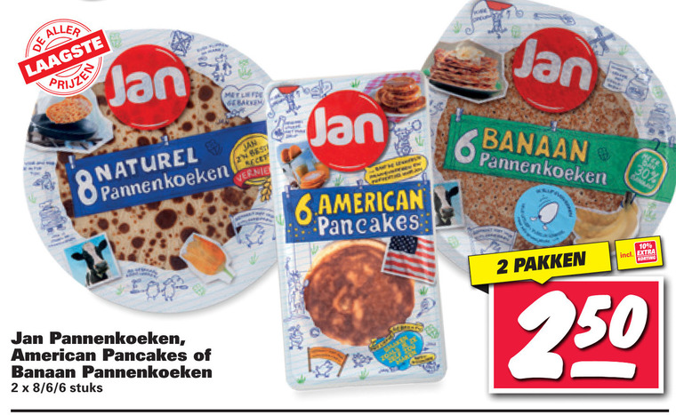 Jan   pannenkoek folder aanbieding bij  Nettorama - details