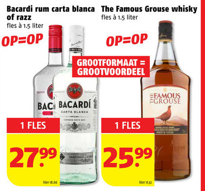 Famous Grouse   whisky, rum folder aanbieding bij  Poiesz - details