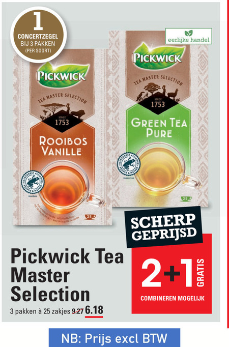 Pickwick   thee folder aanbieding bij  Sligro - details