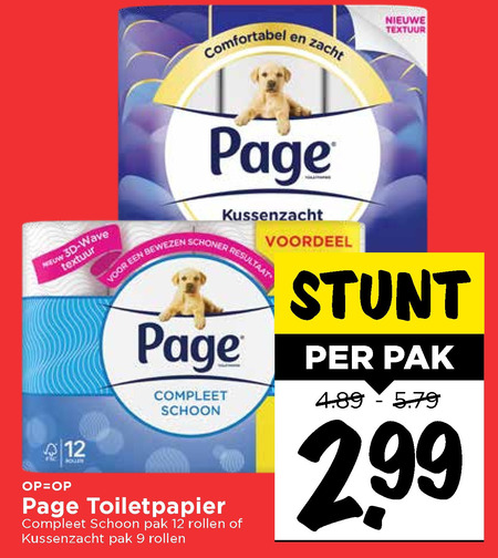 Page   toiletpapier folder aanbieding bij  Vomar - details