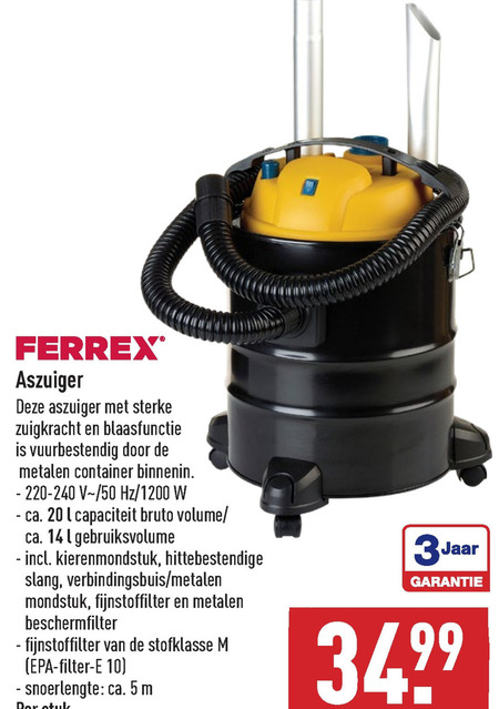 Ferrex   aszuiger folder aanbieding bij  Aldi - details