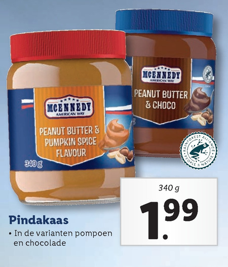 McEnnedy   pindakaas folder aanbieding bij  Lidl - details