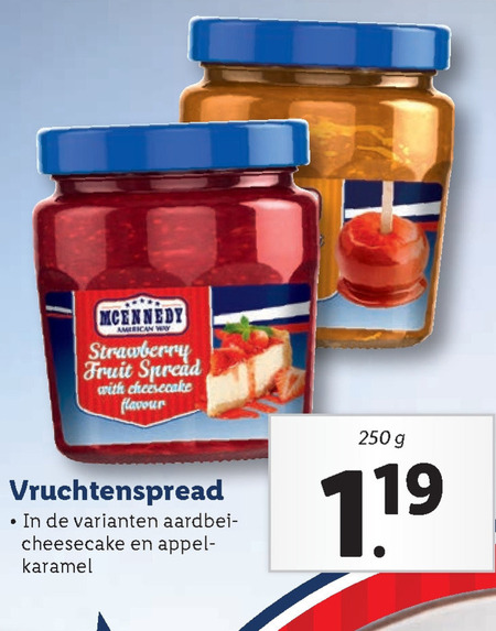 McEnnedy   jam folder aanbieding bij  Lidl - details