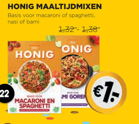 Honig   maaltijdmix folder aanbieding bij  Jumbo - details