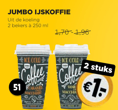Jumbo Huismerk   ijskoffie folder aanbieding bij  Jumbo - details