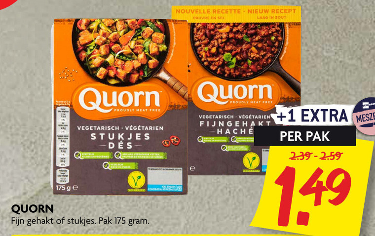 Quorn   vegetarisch folder aanbieding bij  Dekamarkt - details