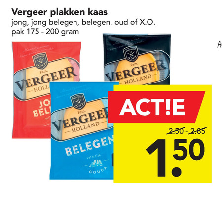 Vergeer   kaasplakken folder aanbieding bij  Deen - details