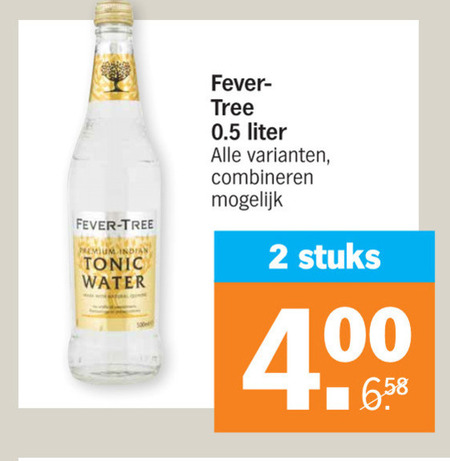 Fever Tree   frisdrank folder aanbieding bij  Albert Heijn - details