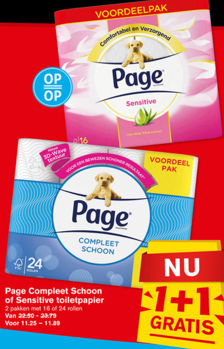 Page   toiletpapier folder aanbieding bij  Hoogvliet - details