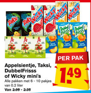 Appelsientje   fruitdrank folder aanbieding bij  Hoogvliet - details