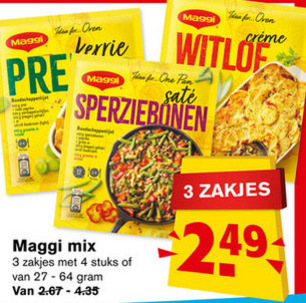 Maggi   maaltijdmix folder aanbieding bij  Hoogvliet - details