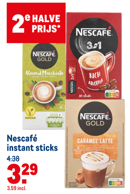 Nescafe   oploskoffie folder aanbieding bij  Makro - details