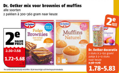 Dr Oetker   bakmix folder aanbieding bij  Poiesz - details