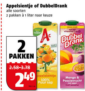 Appelsientje   fruitdrank folder aanbieding bij  Poiesz - details