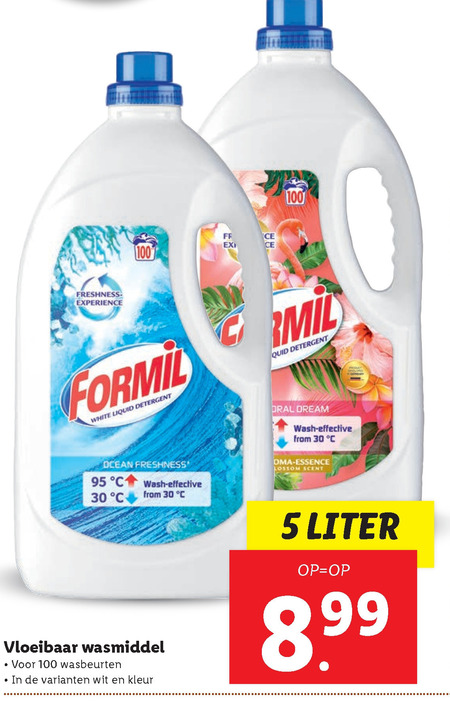 Formil   wasmiddel folder aanbieding bij  Lidl - details