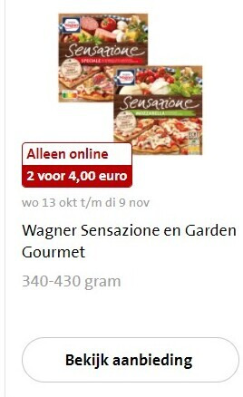 Wagner   diepvriespizza folder aanbieding bij  Jumbo - details