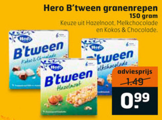 Hero   mueslireep folder aanbieding bij  Trekpleister - details