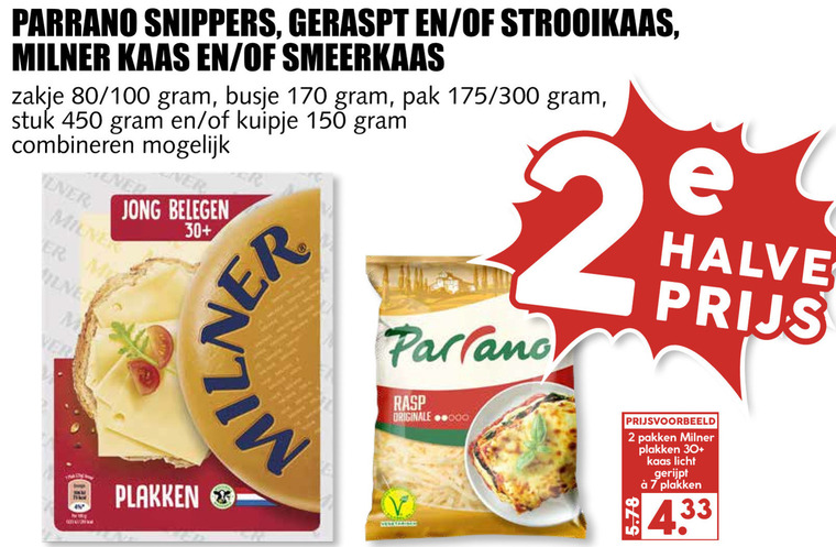 Parrano   kaas, smeerkaas folder aanbieding bij  MCD Supermarkt Basis - details