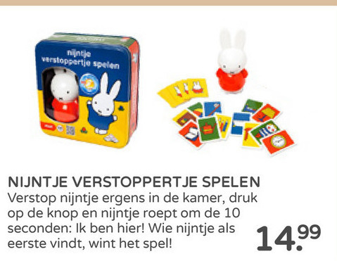 Nijntje   kinderspelletje folder aanbieding bij  Prenatal - details