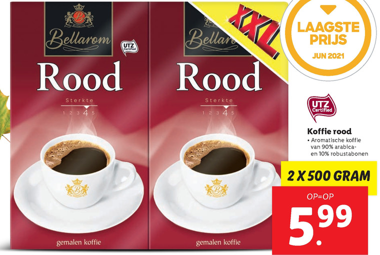 Bellarom   koffie folder aanbieding bij  Lidl - details