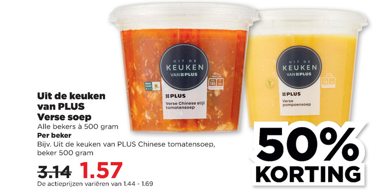 Plus Huismerk   soep folder aanbieding bij  Plus - details