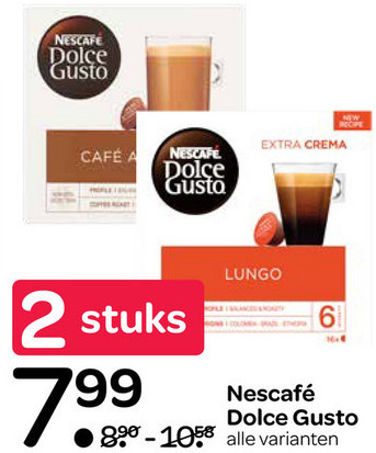 Nescafe   dolce gusto capsules folder aanbieding bij  Spar - details