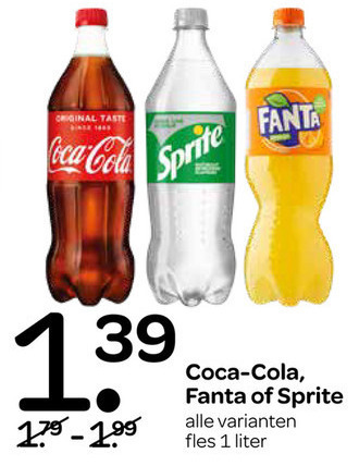 Fanta   frisdrank, cola folder aanbieding bij  Spar - details