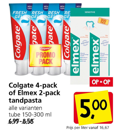 Colgate   tandpasta folder aanbieding bij  Jan Linders - details