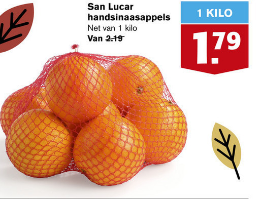 San Lucar   handsinaasappelen folder aanbieding bij  Hoogvliet - details