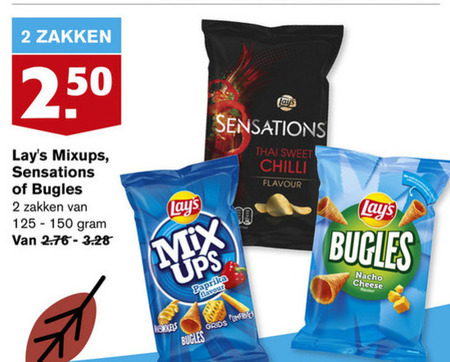 Lays   chips, zoutje folder aanbieding bij  Hoogvliet - details