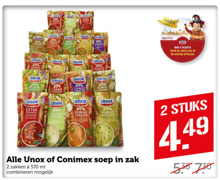 Conimex   soep folder aanbieding bij  Coop - details