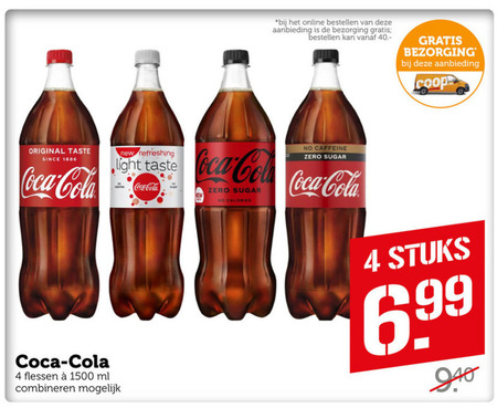 Coca-Cola   cola folder aanbieding bij  Coop - details