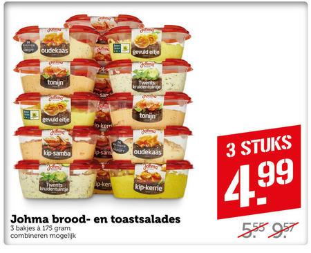 Johma   salade folder aanbieding bij  Coop - details