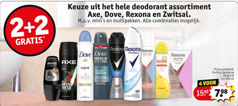 Dove   deodorant folder aanbieding bij  Kruidvat - details