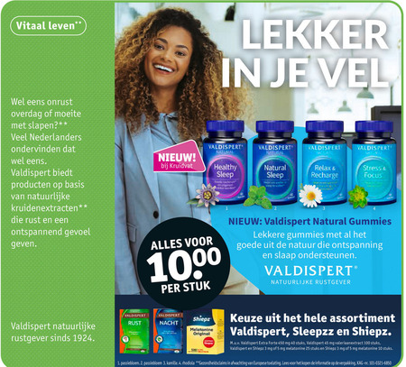 Valdispert   voedingssupplement folder aanbieding bij  Kruidvat - details