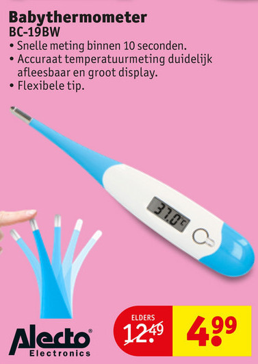 thermometer folder aanbieding bij - details