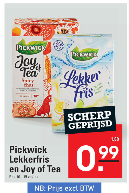 Pickwick   thee folder aanbieding bij  Sligro - details