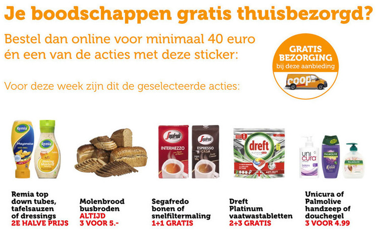 Segafredo   koffiebonen folder aanbieding bij  Coop - details