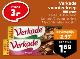 Verkade   chocolade folder aanbieding bij  Trekpleister - details