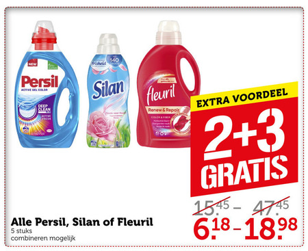 Fleuril   wasverzachter, wasmiddel folder aanbieding bij  Coop - details