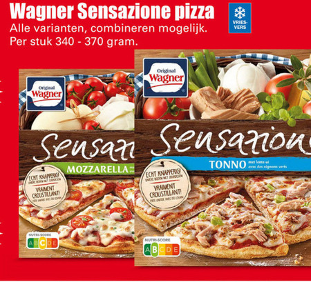 Wagner   diepvriespizza folder aanbieding bij  Dirk - details