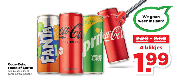 Coca-Cola   cola, frisdrank folder aanbieding bij  Plus - details