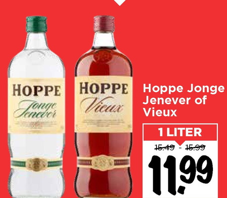 Hoppe   jenever, vieux folder aanbieding bij  Vomar - details