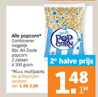 opschorten Tot stand brengen verwijderen Alle merken popcorn folder aanbieding bij Albert Heijn - details