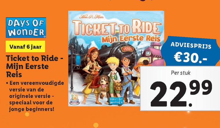 Days Of Wonder   kinderspelletje folder aanbieding bij  Lidl - details