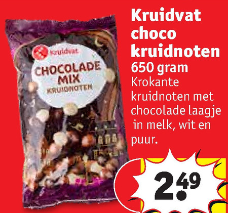 Kruidvat Huismerk   chocolade kruidnoten folder aanbieding bij  Kruidvat - details