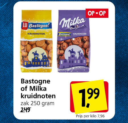 Milka   kruidnoten folder aanbieding bij  Jan Linders - details